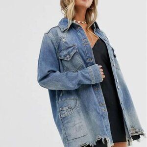 Free People | Moonchild Denim Shirt Jacket